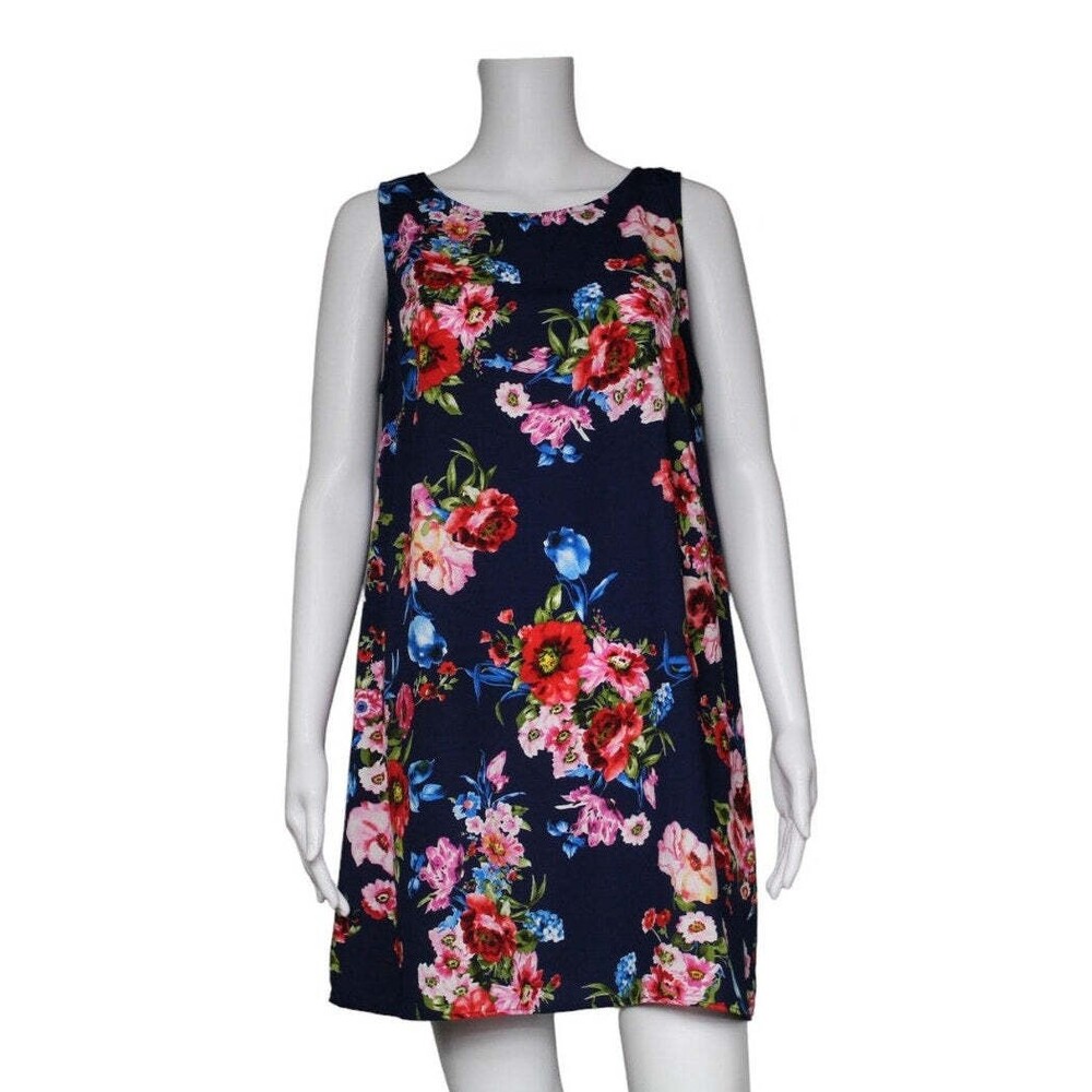 Red Lolly Sleeveless Mini Dress Women Size Medium